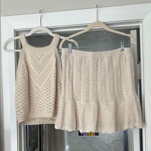 Freshman Cream Knit Ensemble
